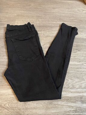 Frame Denim Le High Black Skinny Jeans